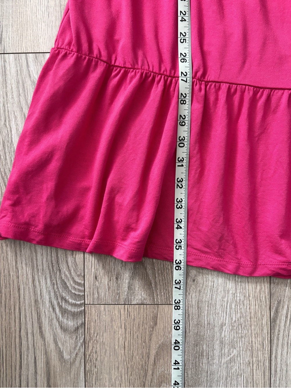 Anthropologie Saturday Sunday Magenta Tiered Tank Dress Dopamine Dressing Size L - Picture 7 of 12